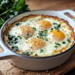 Easy Baked Eggs Florentine for Two