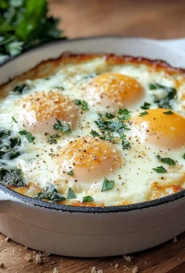 Easy Baked Eggs Florentine for Two