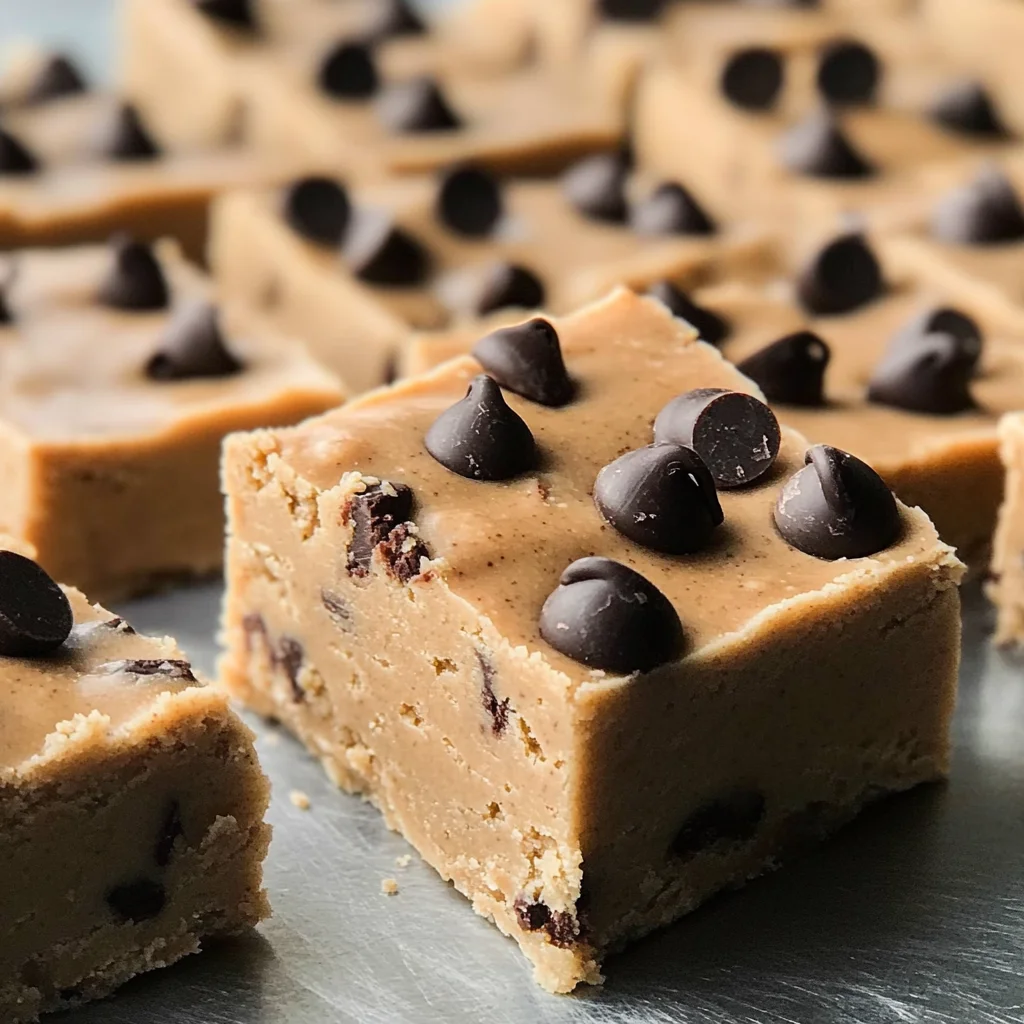 Easy Cookie Dough Fudge Recipe