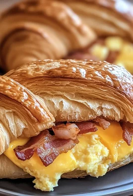 Easy Croissant Breakfast Sandwiches