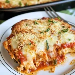 Easy Keto Chicken Parmesan Casserole