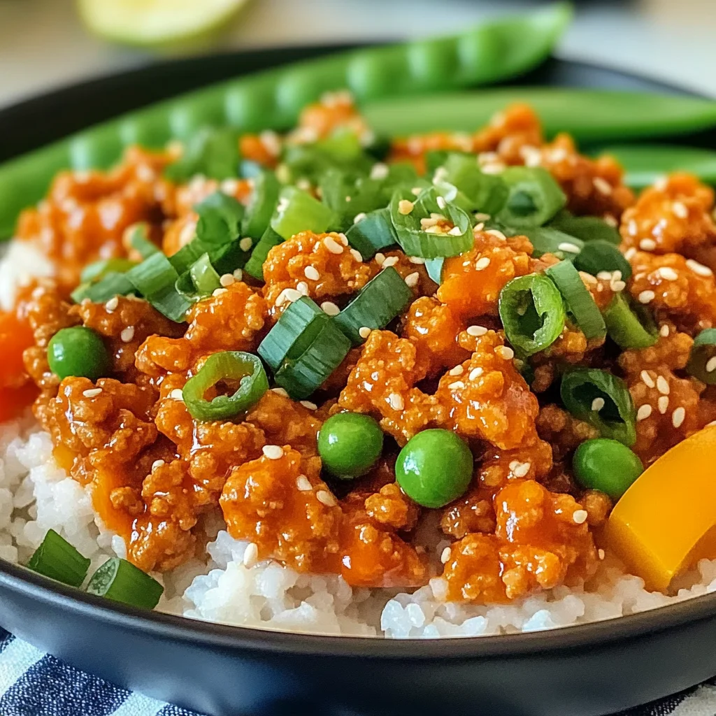 Easy Orange Ground Chicken Recipe (25-Minutes)