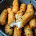 Easy Oven-Baked Mozzarella Sticks Recipe for Perfect Snacks