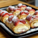 Easy Strawberry Cheesecake Rolls