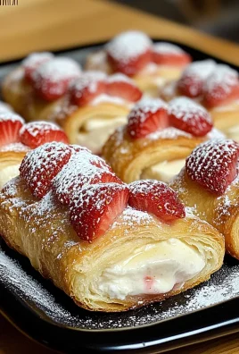 Easy Strawberry Cheesecake Rolls
