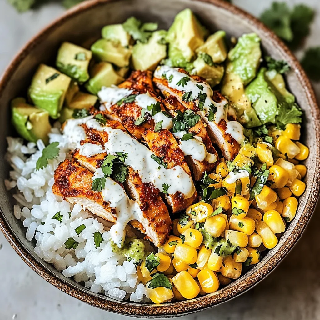 Easy Street Corn Chicken Rice Bowl