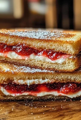Fried Strawberry Cheesecake Sandwiches