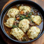Ground Beef and Dumplings