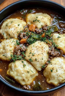 Ground Beef and Dumplings