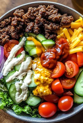 Healthy Burger Bowls Recipe Packed with Flavor