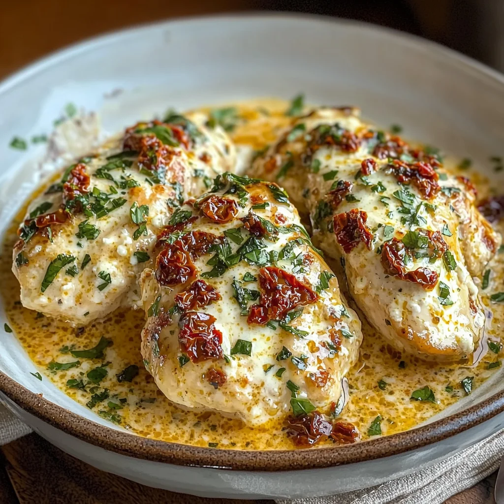 High Protein Crockpot Marry Me Chicken
