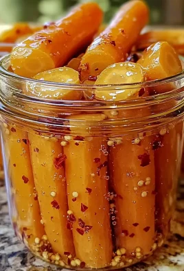 Hot Honey Pickled Carrots: A Sweet and Spicy Delight!