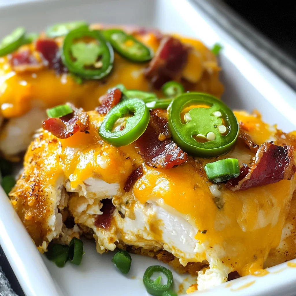 Jalapeno Popper Stuffed Chicken
