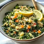 Kale Quinoa Salad - With Lemon Dressing