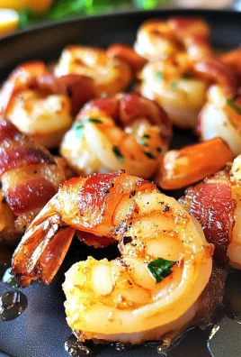 Keto Bacon Wrapped Shrimp
