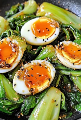 Keto Bok Choy Stir Fry With Soy Sauce Eggs