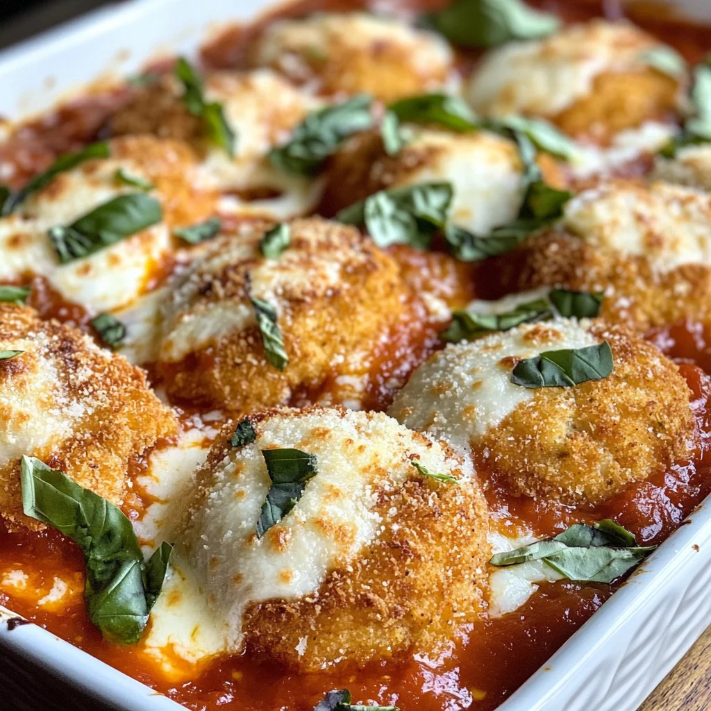 Keto Chicken Nugget Parmesan Casserole