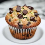 Keto Chocolate Chip Zucchini Muffins