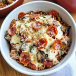 Keto Pizza In A Bowl