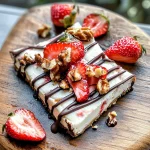 Keto Strawberry Chocolate Cheesecake Bark