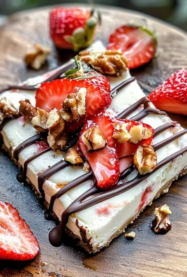 Keto Strawberry Chocolate Cheesecake Bark