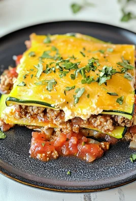Keto Zucchini Taco Lasagna