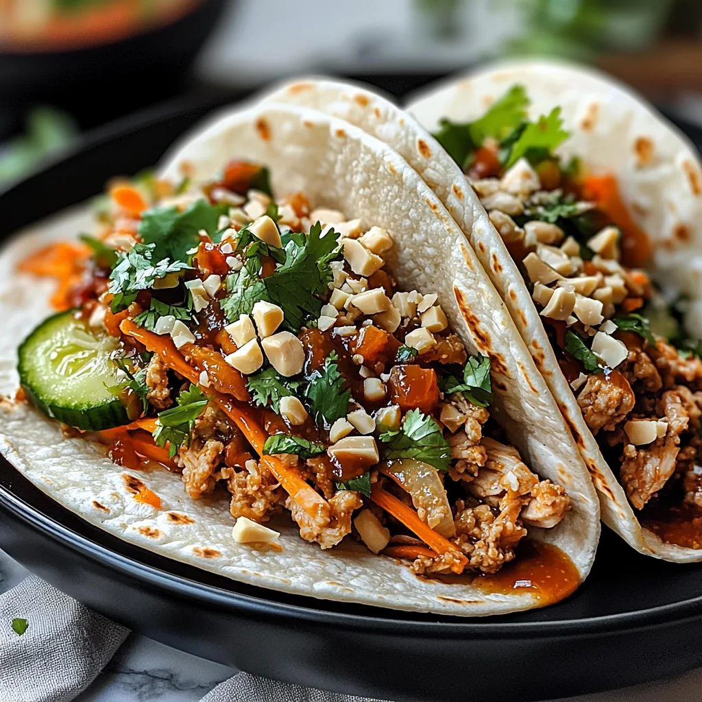 Korean Chicken Tacos