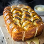 Lemon Poppy Seed Pull-Apart Bread