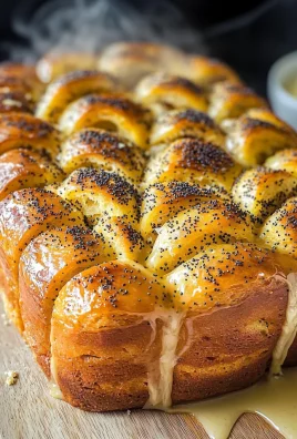 Lemon Poppy Seed Pull-Apart Bread