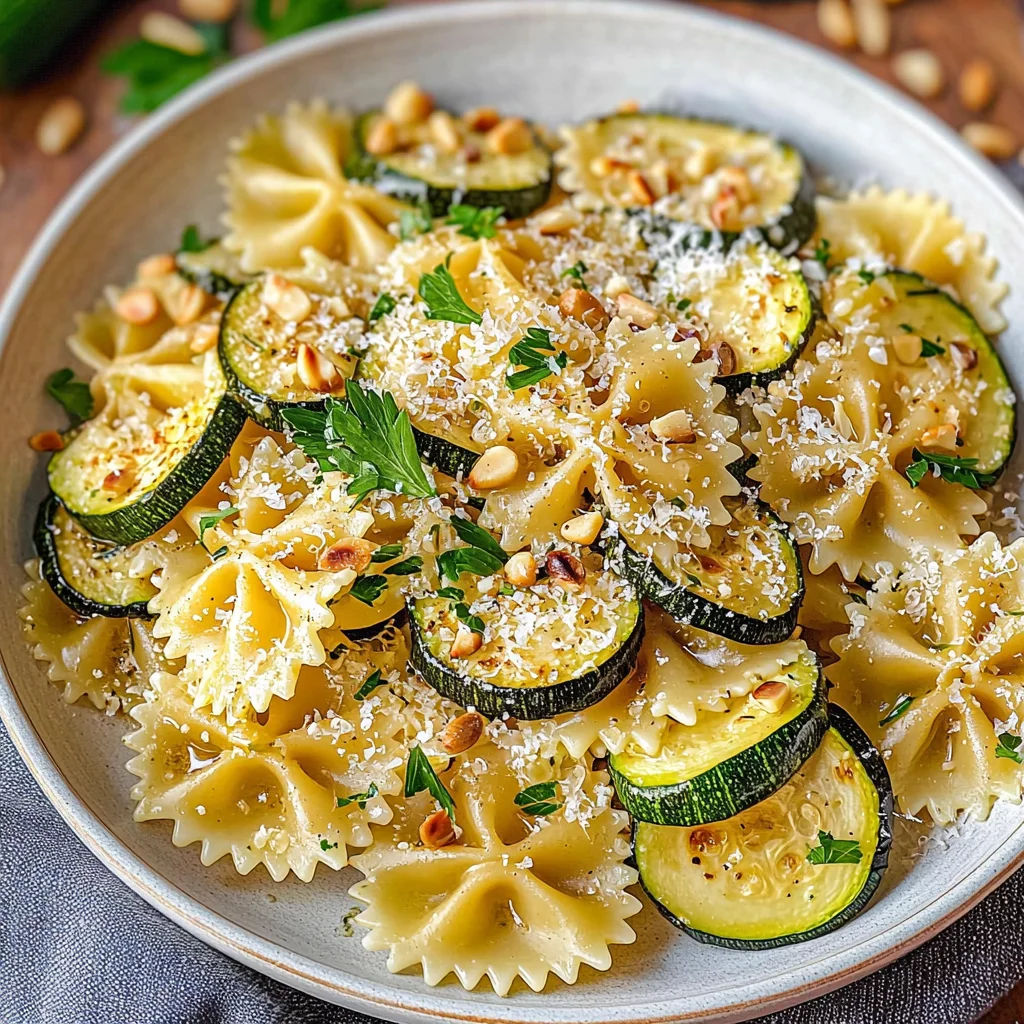 Lemon Zucchini Pasta