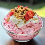 Low Carb Strawberry Cheesecake Fluff