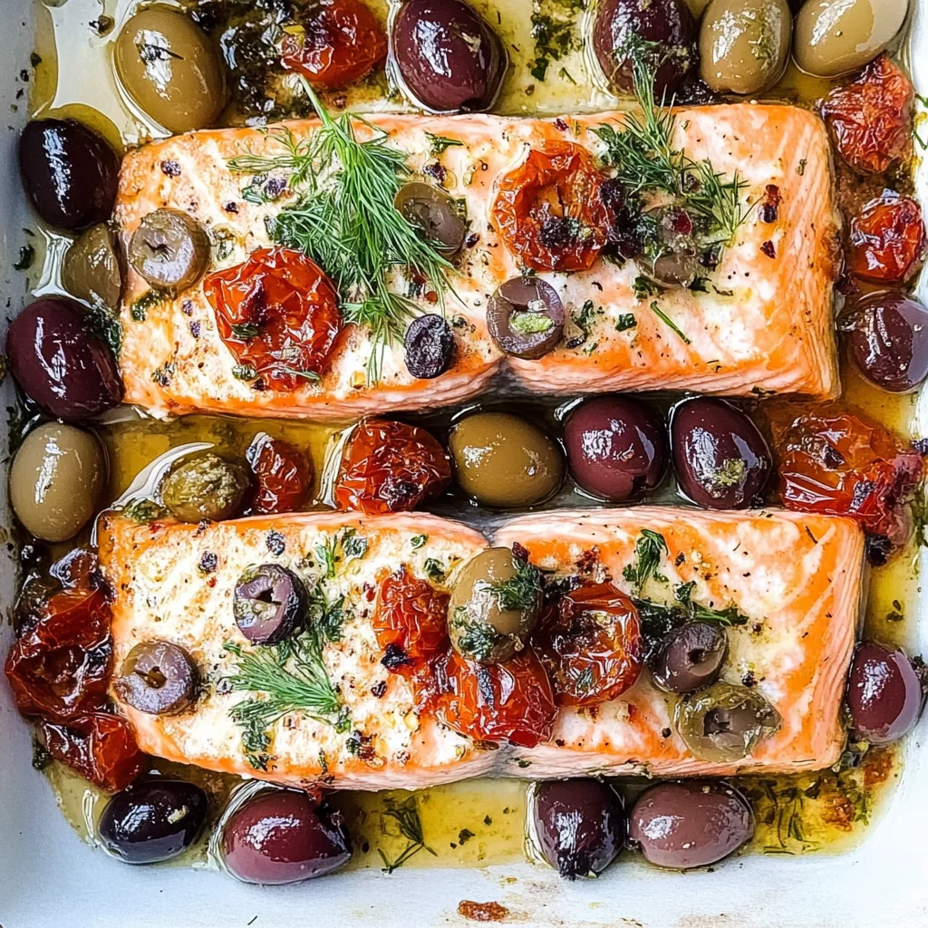 Mediterranean Baked Salmon
