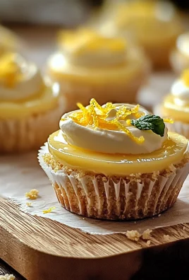 Mini Lemon Cheesecakes