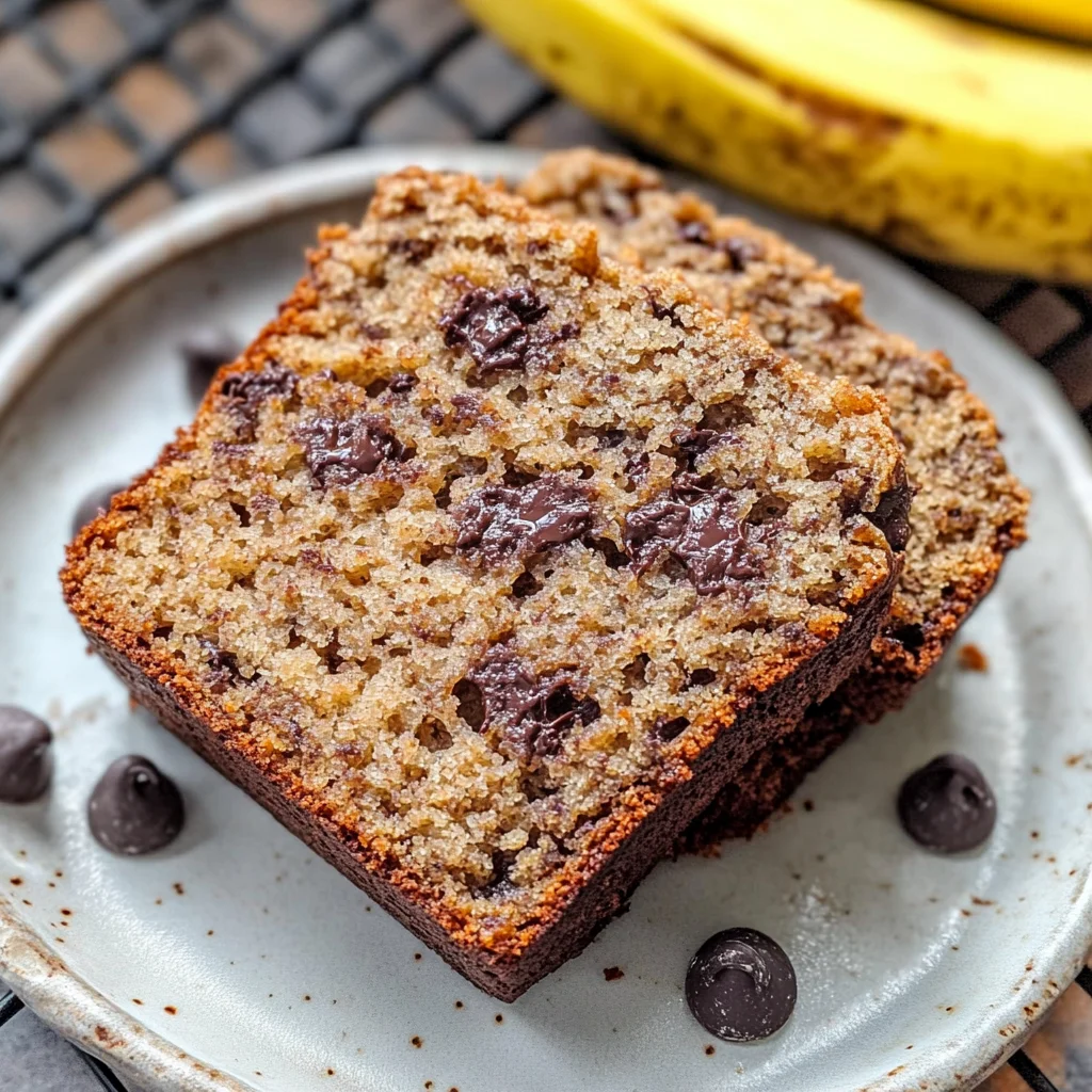Moist and Fluffy Vegan Banana Bread Recipe
