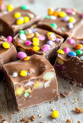 No-Bake Easter Fudge