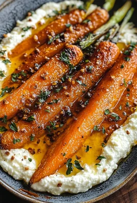Roasted Carrots with Whipped Ricotta & Hot Honey