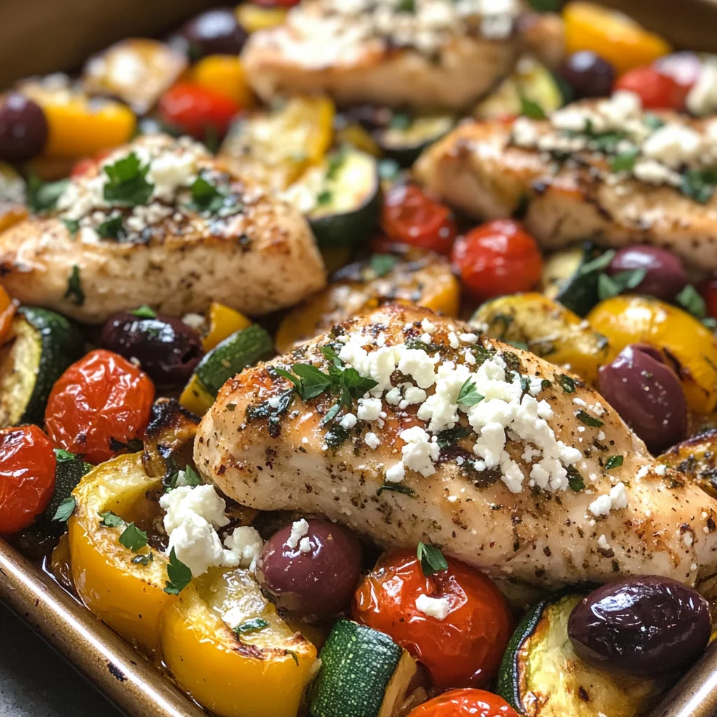 Sheet Pan Greek Chicken and Veggies (Easy One-Pan