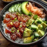 Spicy Tuna Sushi Bowl with Crispy Rice