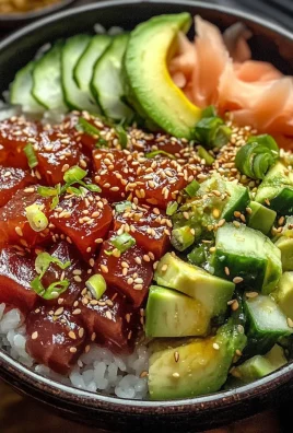 Spicy Tuna Sushi Bowl with Crispy Rice