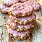 Strawberry Iced Oatmeal Cookies Recipe
