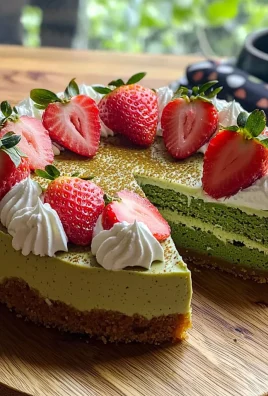 Strawberry Matcha Basque Cheesecake