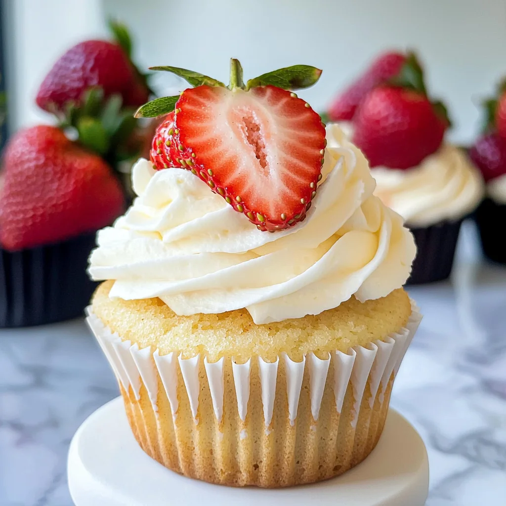 Strawberry Shortcake Cupcakes