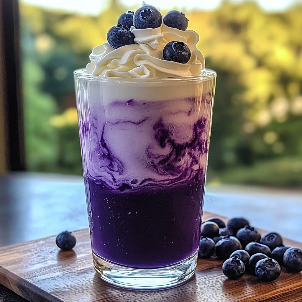 Sugar Free Blueberry Italian Cream Soda