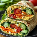 Veggie Hummus Wraps Recipe