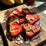 4-ingredient Strawberry Banana Bark