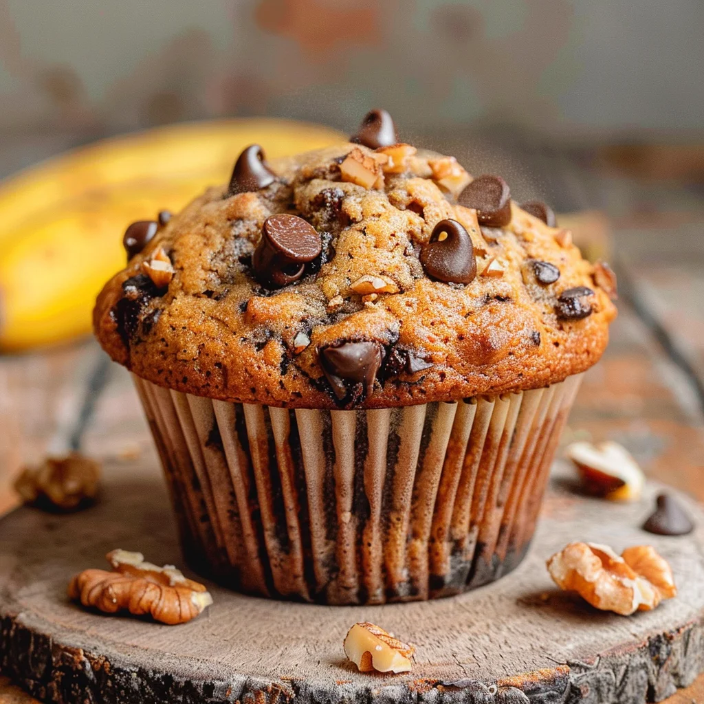 Banana Chocolate Chip Muffins