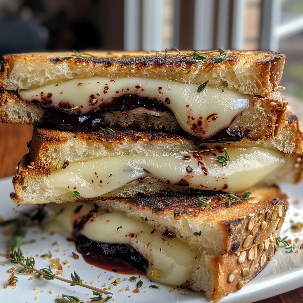 Blackberry Balsamic and Brie Grilled Cheese image 4