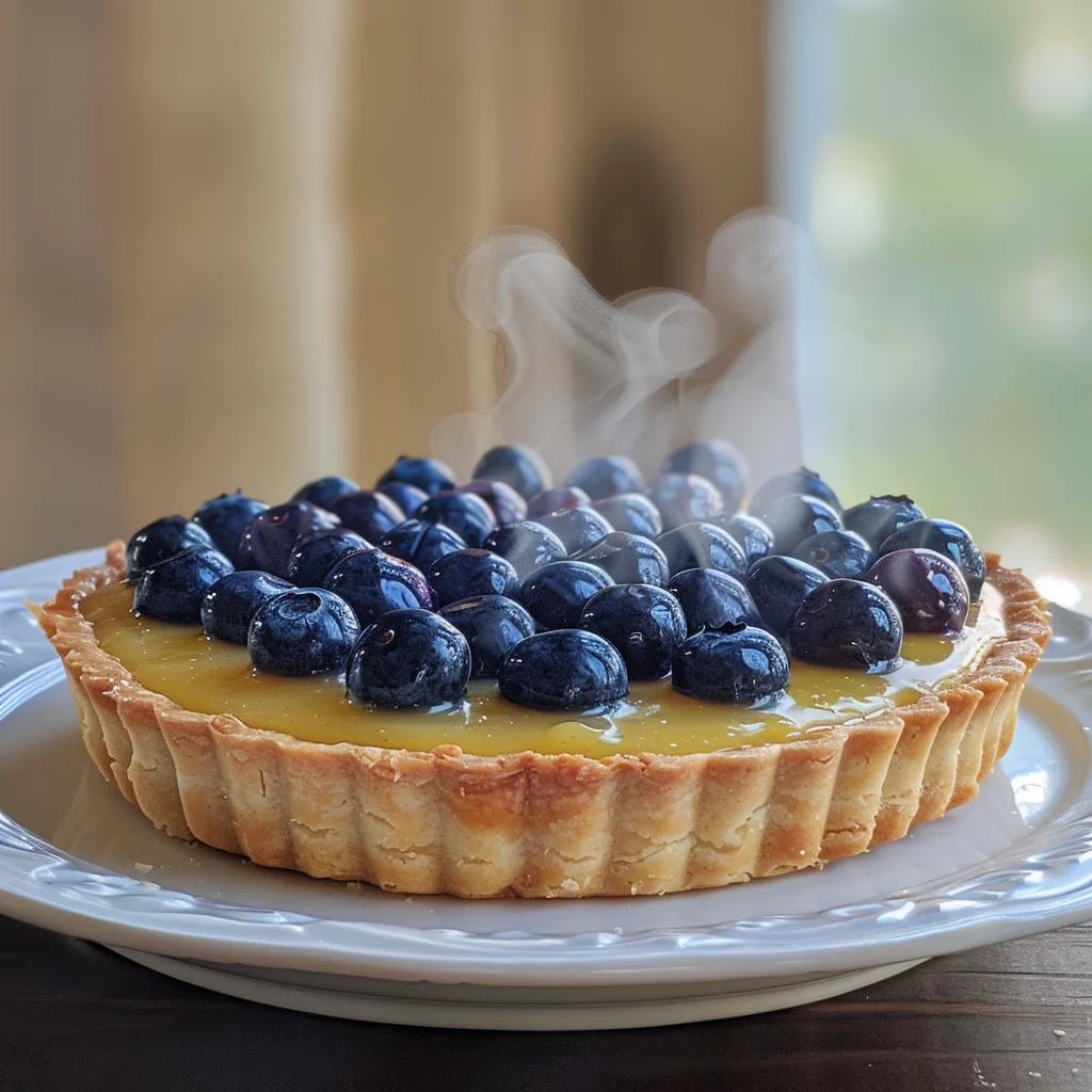 Blueberry–Lemon Curd Tart Recipe image 3