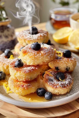 Blueberry and Lemon Zest Cottage Cheese Bites