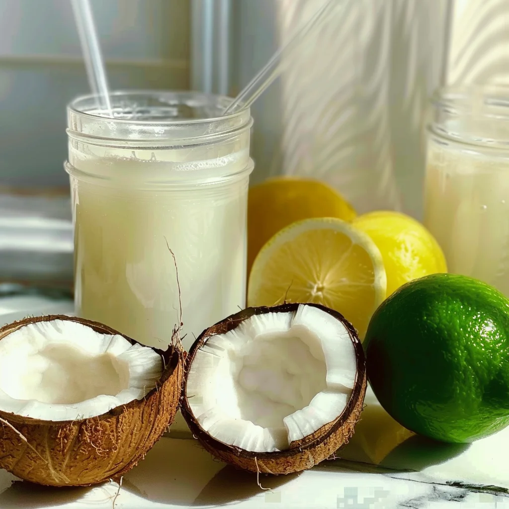 Brazilian Lemonade with Coconut